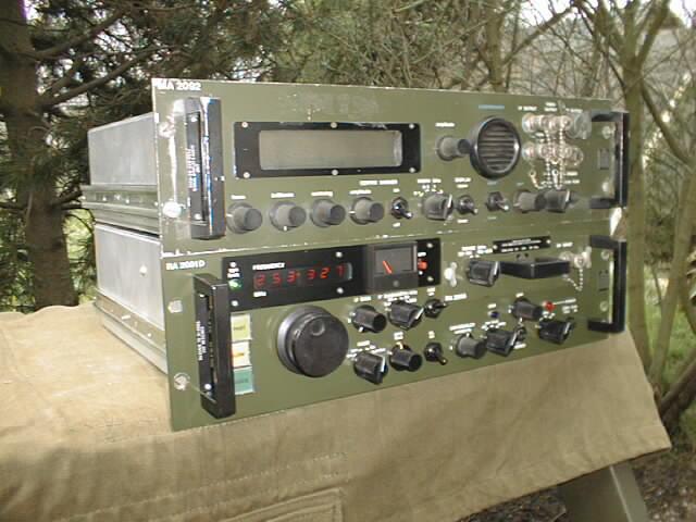 Racal RA-2091 VHF Communications Receiver & RA-2092 Spectrum Display Unit
