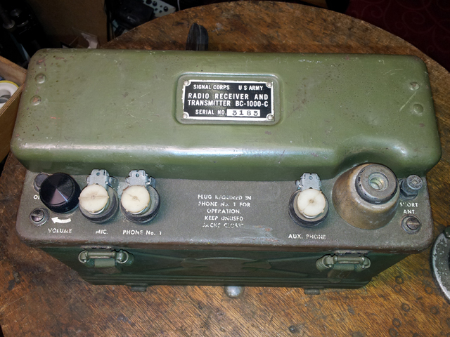 Genuine American Signal Corps BC-1000 WWII Radio