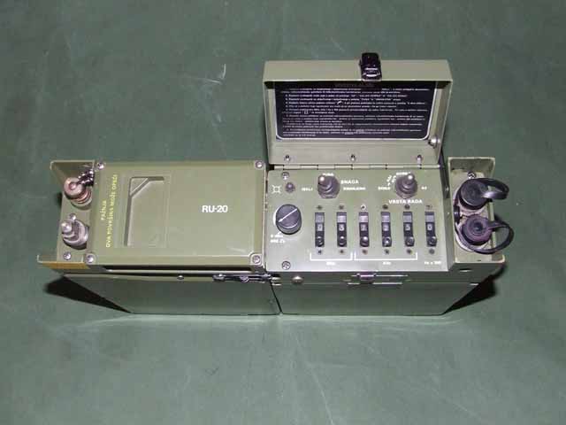 Collins PRC-515 / RU-20 Yugoslav Peoples Army HF/SSB Radio Station