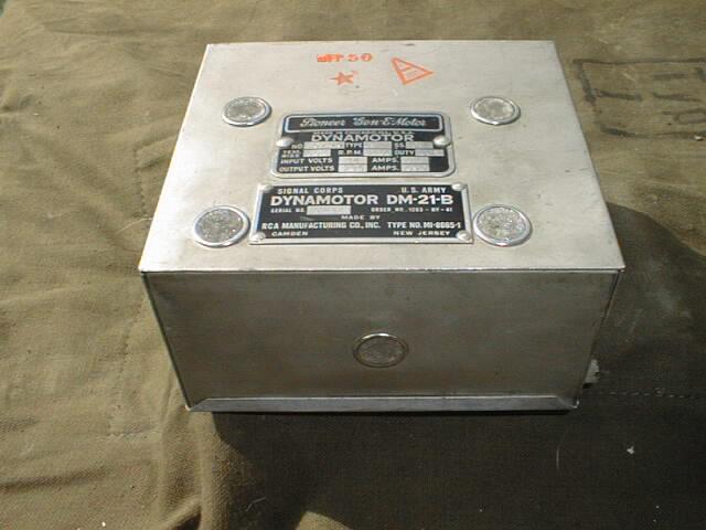 DM-21 Dynamotor for BC-312 / BC-314 WWII Radio Receiver