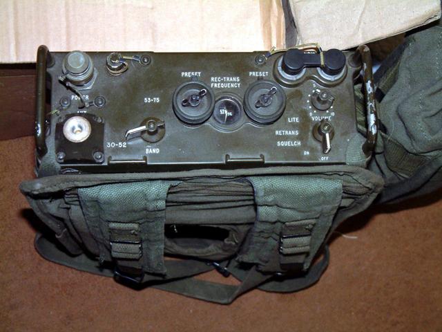 AN/PRC-25 Vietnam Era US Back-Pack VHF Radio